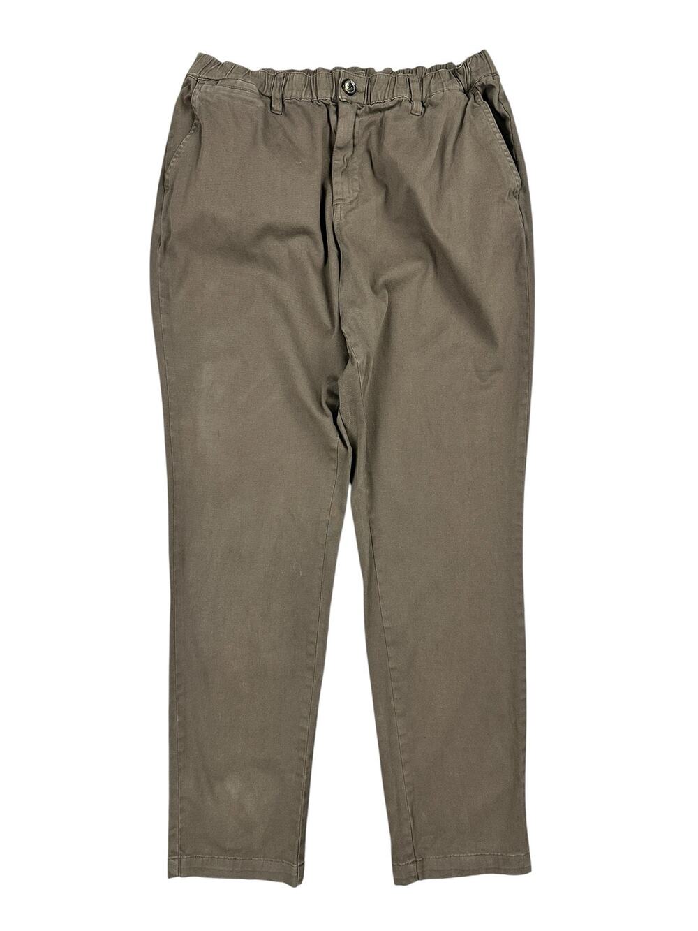 Cove Slim Straight Stretch Chino Pants Brown — Size 34